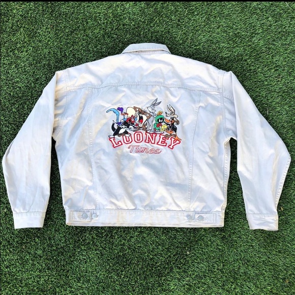 Warner Bros. Other - Looney Tunes khaki denim Jacket